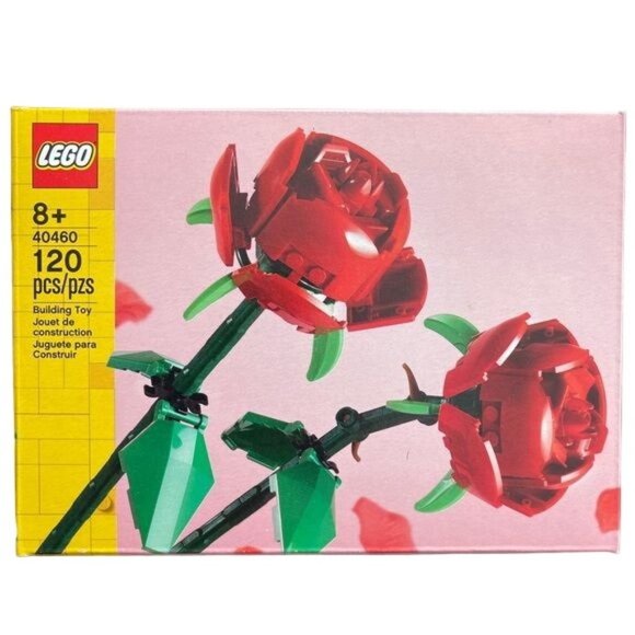 LEGO Roses 40460 flowers Valentines Holiday Mothers Day Retired new Gift - Picture 1 of 6